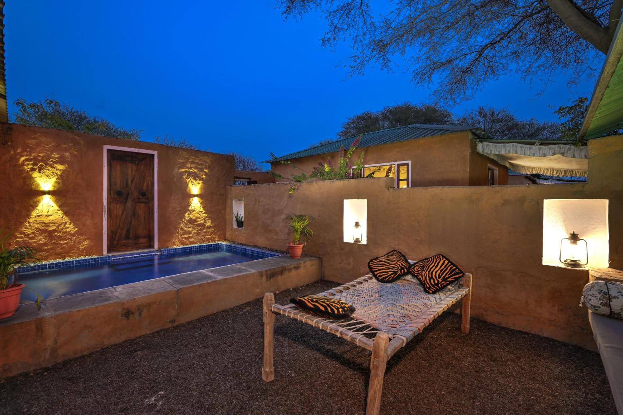 Bagh Serai - Rustic Cottage With Private Pool 사와이 마도푸르 외부 사진