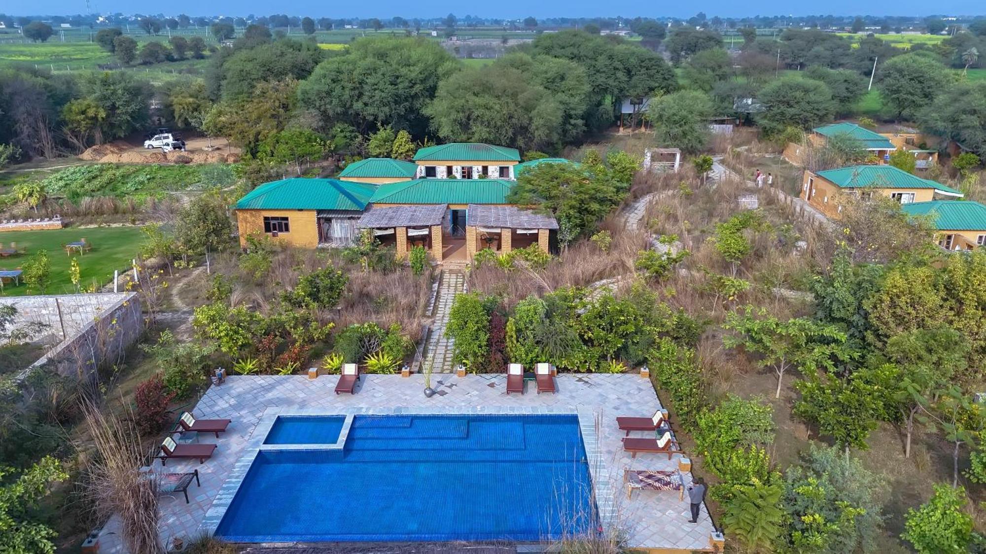 Bagh Serai - Rustic Cottage With Private Pool 사와이 마도푸르 외부 사진